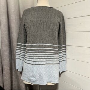 Lands' End Heather Gray Knit Top